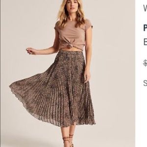 Animal print skirt Abercrombie XS